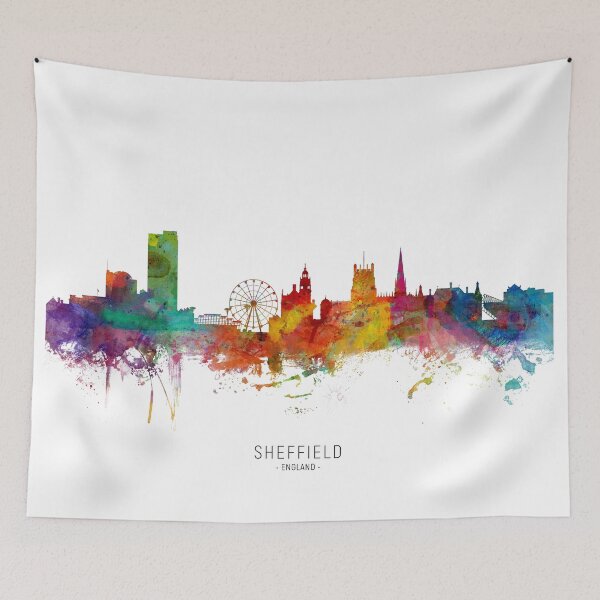 Item preview, Sheffield England Skyline designed and sold by ArtPrints.