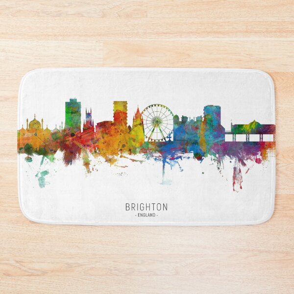 Item preview, Brighton England Skyline designed and sold by ArtPrints.