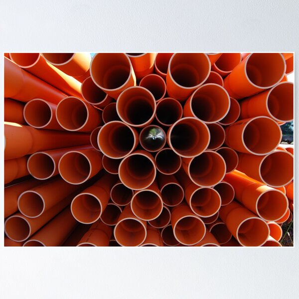 Plastic Pipes Poster