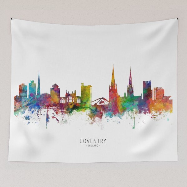 Item preview, Coventry England Skyline designed and sold by ArtPrints.