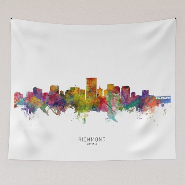 Item preview, Richmond Virginia Skyline designed and sold by ArtPrints.