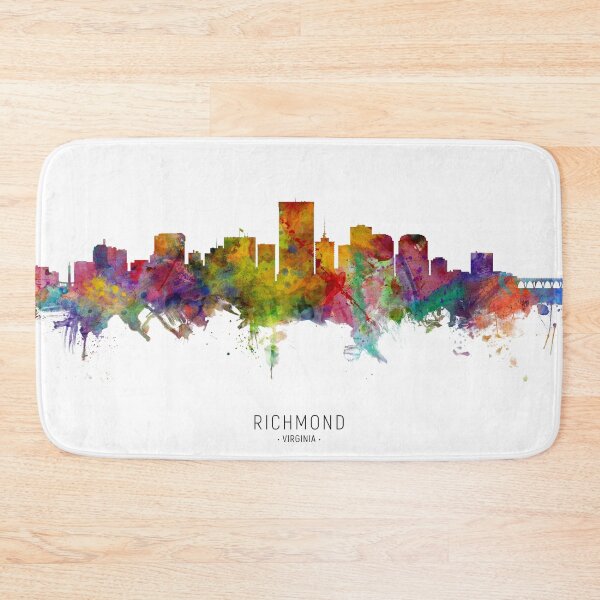 Artikelvorschau, Richmond Virginia Skyline entworfen und verkauft von ArtPrints.