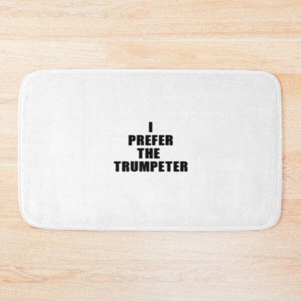 Item preview, Trumpet Player Sticker - I Prefer The Trumpeter T-Shirt designed and sold by deanworld.