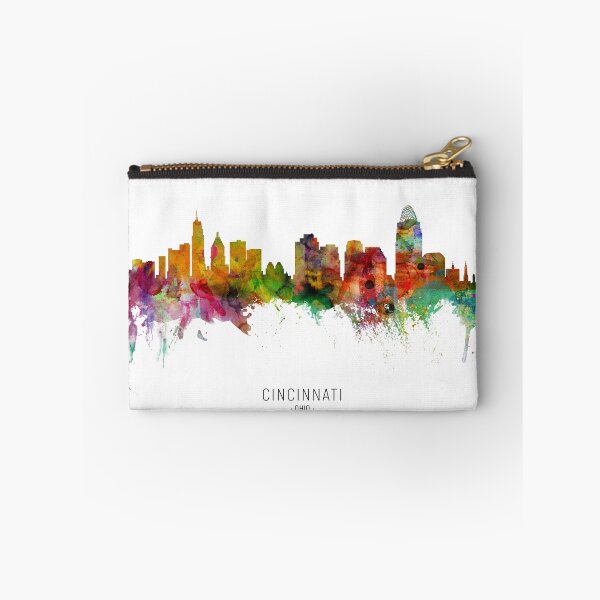 Aperçu de l'œuvre Cincinnati Ohio Skyline créée et vendue par ArtPrints.