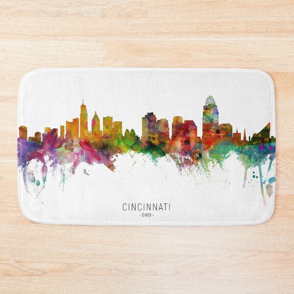 Item preview, Cincinnati Ohio Skyline designed and sold by ArtPrints.