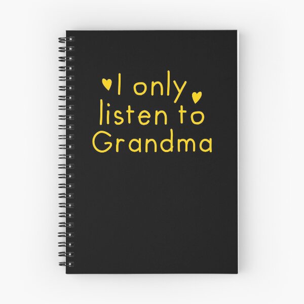 Item preview, I only listen to Grandma designed and sold by jazzydevil.