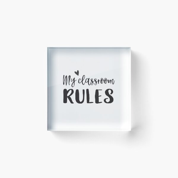 Item preview, My classroom rules designed and sold by jazzydevil.
