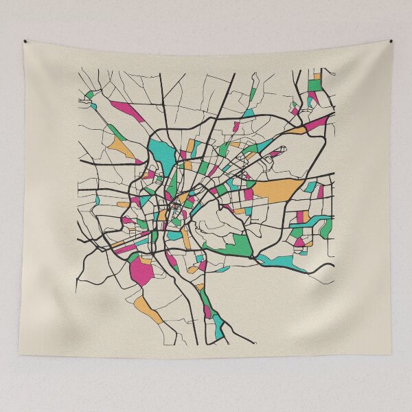 Item preview, Cairo, Egypt Street Map designed and sold by A Deniz Akerman.