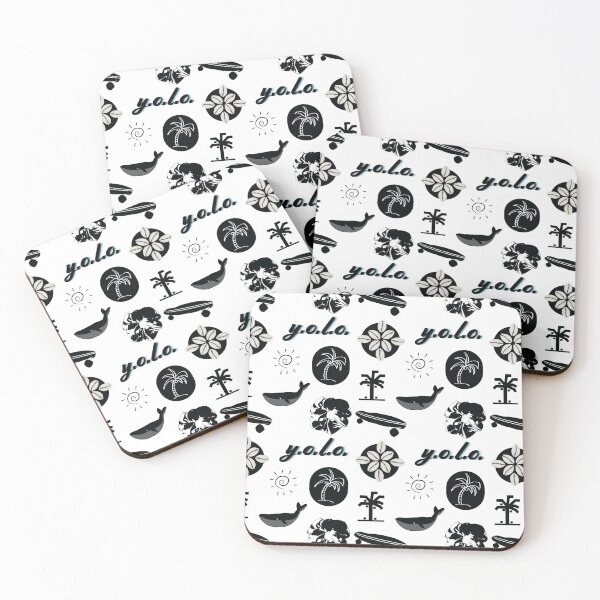 Item preview, Black Summer Palm Tree Fun Sticker Pack designed and sold by The-Goods.