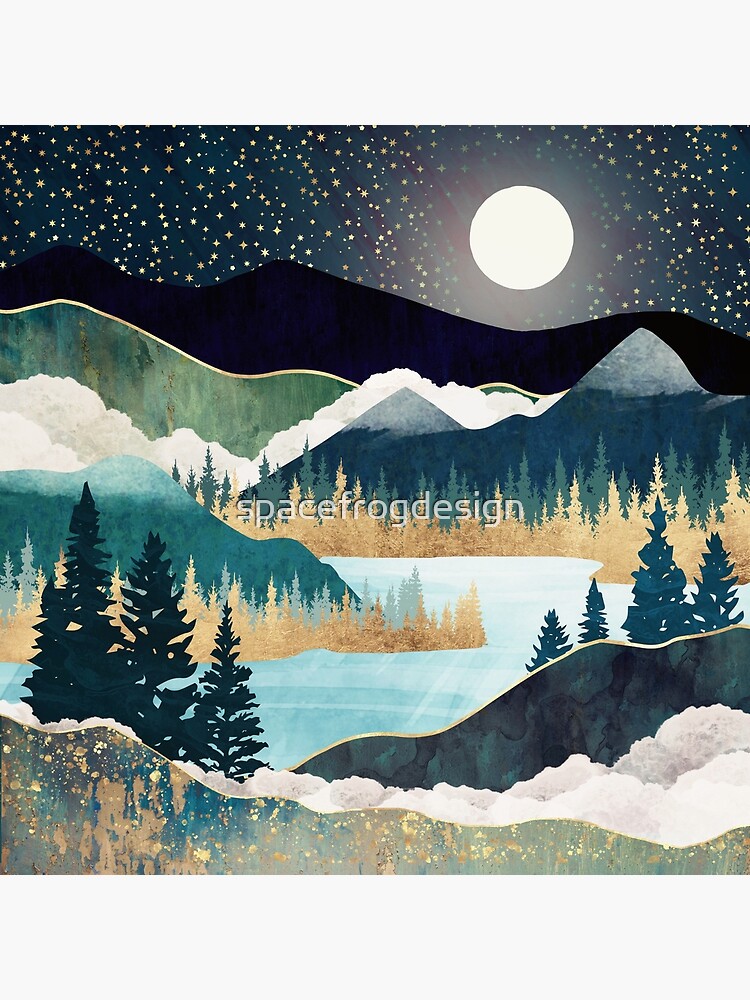 Artwork view, Star Lake designed and sold by spacefrogdesign