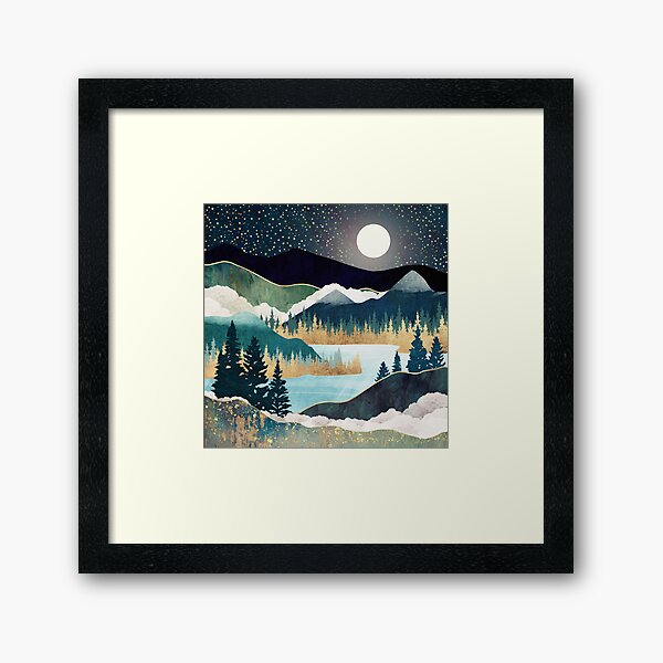 Star Lake Framed Art Print