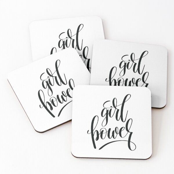 Girl Power Quotes Coasters Redbubble