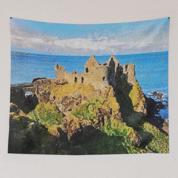 Item preview, Dunluce Castle designed and sold by AM FineArtPrints.