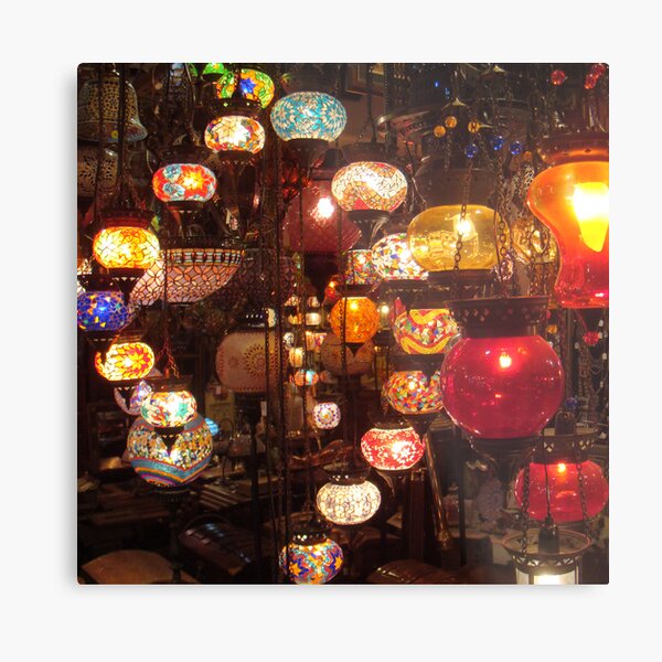 Arabic Lanterns Metal Print