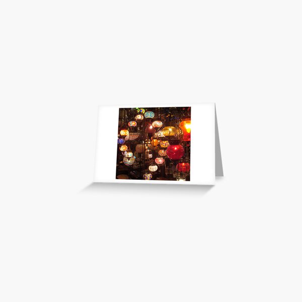 Arabic Lanterns Greeting Card