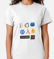 Serverless Cloud Logos Classic T-Shirt