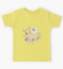Cutie Bird .. perched among the flowers .. kids tee Kids Tee