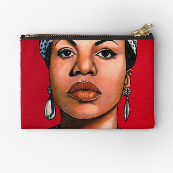 Nina Simone Zipper Pouch