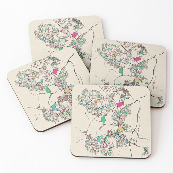 Item preview, Canberra, Australia Street Map designed and sold by A Deniz Akerman.