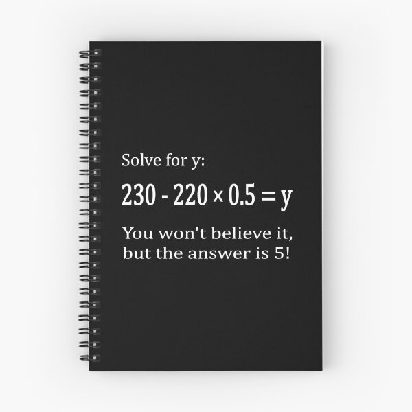 Item preview, 5! Funny Math Joke Math Teacher designed and sold by Bethcentral Designs.