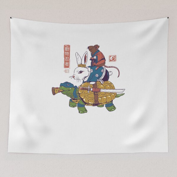 Item preview, Kame, Usagi, and Ratto Ninjas White designed and sold by vincenttrinidad.