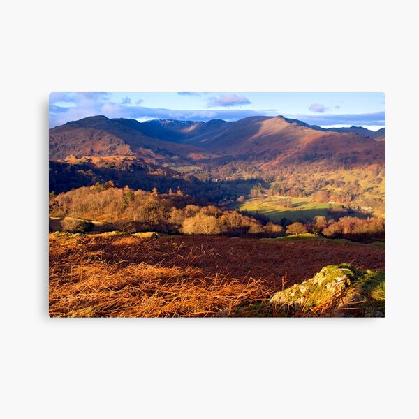 Fairfield from Loughrigg Fell - The Lake District Canvas Print