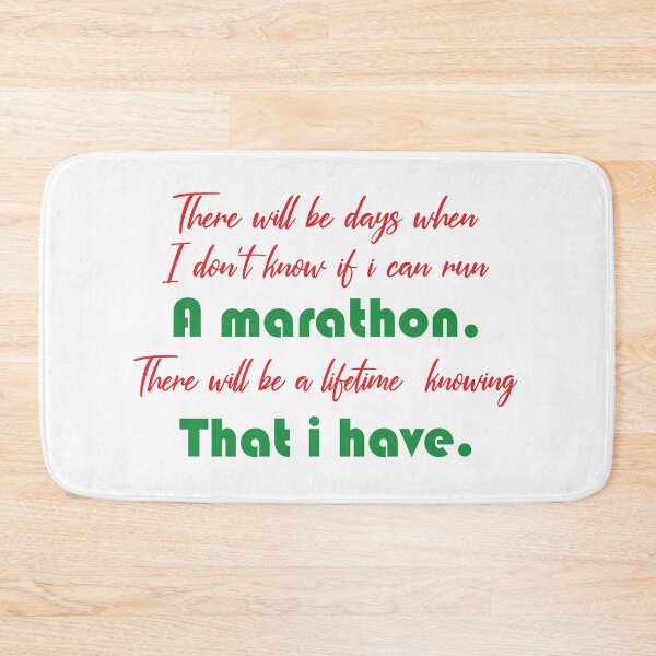 Item preview, Marathon runner designed and sold by BigThoughts.
