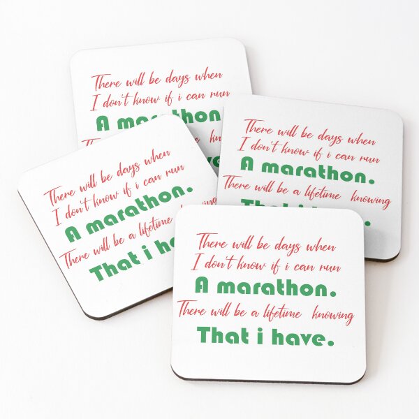 Item preview, Marathon runner designed and sold by BigThoughts.