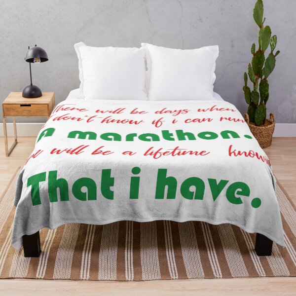 Item preview, Marathon runner designed and sold by BigThoughts.