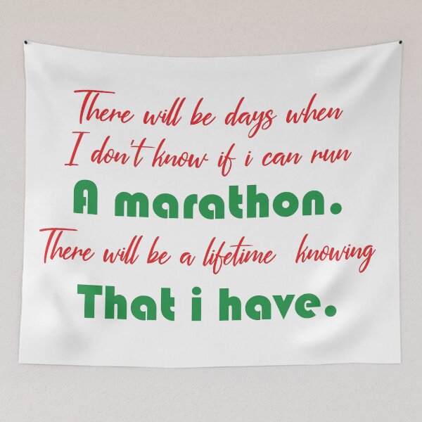 Item preview, Marathon runner designed and sold by BigThoughts.
