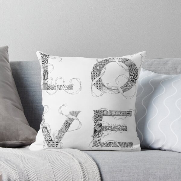 Item preview, Zentangle®-Inspired Art - Tangled Love designed and sold by Laurel Storey, CZT.