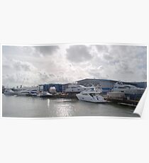Sunseeker Boat Yard Poster