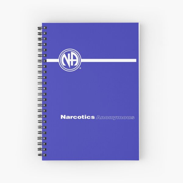 NA Basic Text Book Narcotics Anonymous Gift  Spiral Notebook