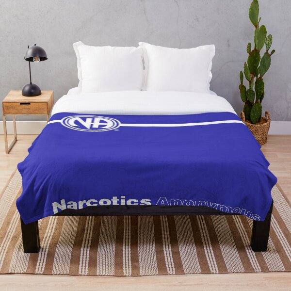 NA Basic Text Book Narcotics Anonymous Gift Throw Blanket