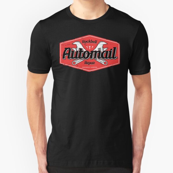 Rockbell Automail Repair Slim Fit T-Shirt