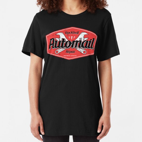 Rockbell Automail Repair Slim Fit T-Shirt