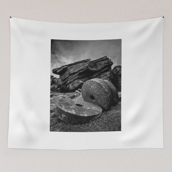 Item preview, Peak District Millstones in Black and White designed and sold by grantsykes.