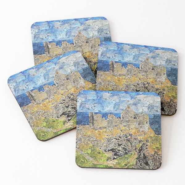 Item preview, Dunluce Castle designed and sold by AM FineArtPrints.