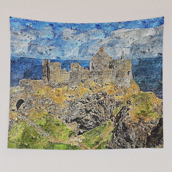Item preview, Dunluce Castle designed and sold by AM FineArtPrints.