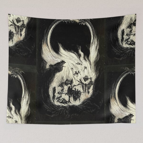 Item preview, Demons cooking their prey - after Bosch vintage illustration designed and sold by Vintage Designs +.