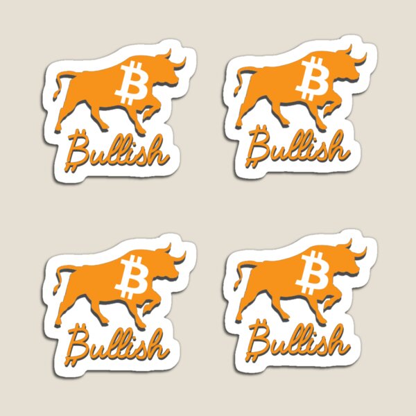 Item preview, Bitcoin Bull Sticker designed and sold by ColoCryptonaut.