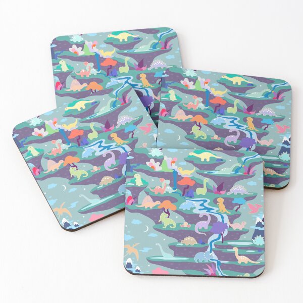 Item preview, Peaceful Time in Fantastic Dino Land designed and sold by runcatrun.