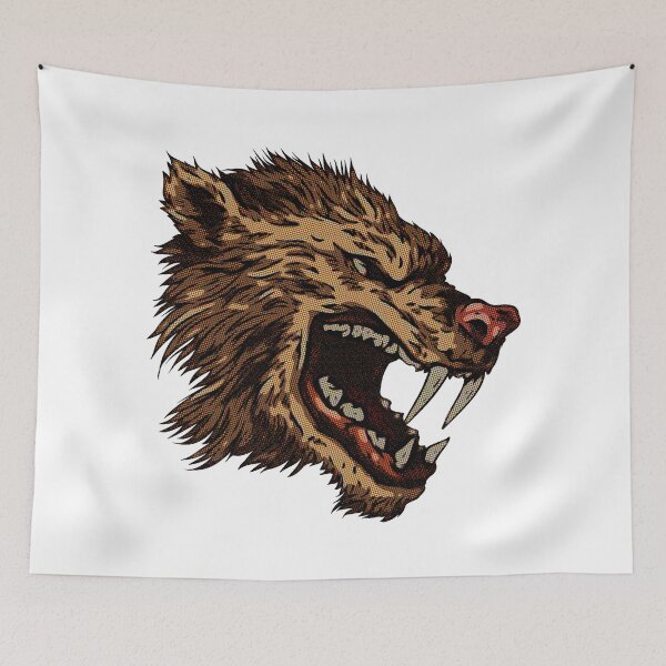 Item preview, Head with fangs,color comics designed and sold by Marcu Ioachim.