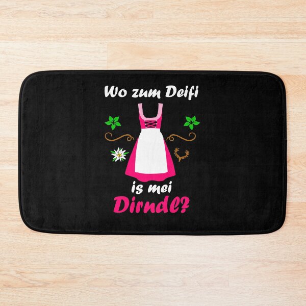 Item preview, Ladies Fun T-Shirt "Wo zum Deifi is mei DIRNDL" Oktoberfest Munich Wiesn Beer designed and sold by urban-design.