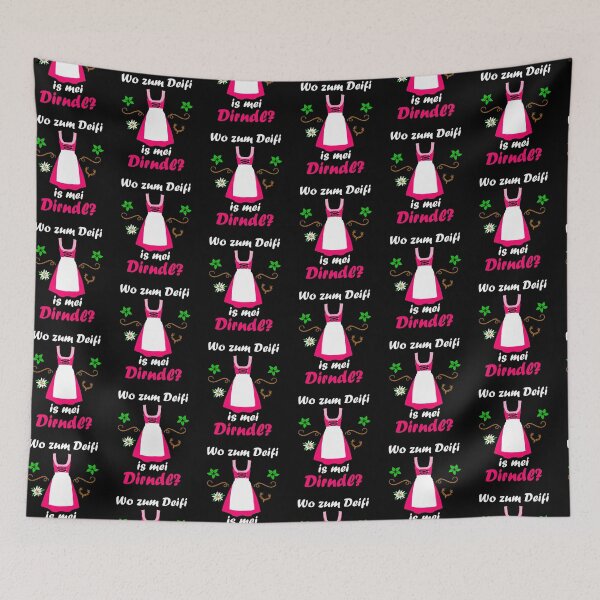 Item preview, Ladies Fun T-Shirt "Wo zum Deifi is mei DIRNDL" Oktoberfest Munich Wiesn Beer designed and sold by urban-design.