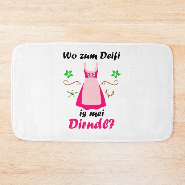Item preview, Ladies Fun T-Shirt "Wo zum Deifi is mei DIRNDL" Oktoberfest Munich Wiesn Beer designed and sold by urban-design.