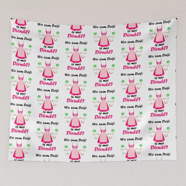 Item preview, Ladies Fun T-Shirt "Wo zum Deifi is mei DIRNDL" Oktoberfest Munich Wiesn Beer designed and sold by urban-design.