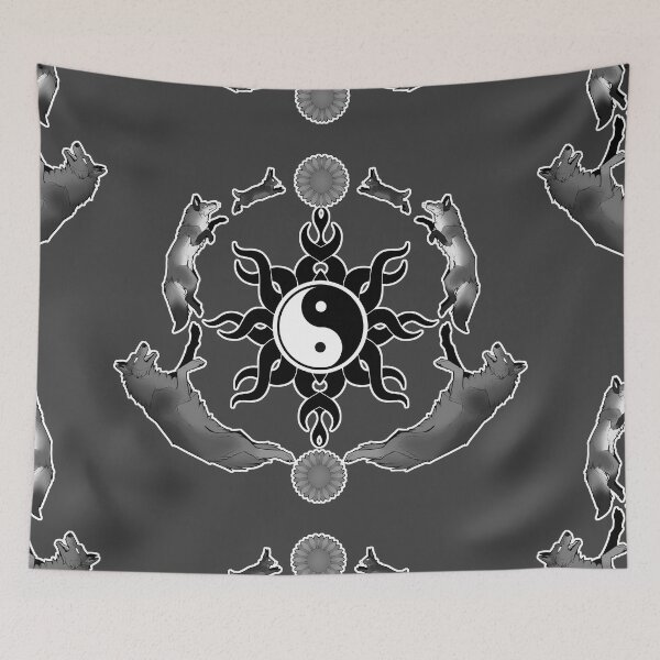 Item preview, Ying and Yang B/W designed and sold by CreatureCreations.