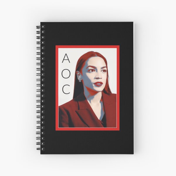 AOC Alexandria Ocasio-Cortez Spiral Notebook