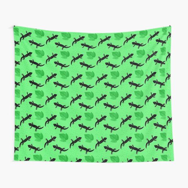 Lizards in green Tapestry